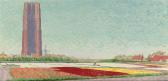 HEYSE Jan 1882-1954,Bulb fields near Westkapelle,1912,Christie's GB 2008-06-05