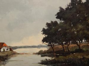HEYTMAN 1900-1900,Riverscape with farmstead,Golding Young & Mawer GB 2017-05-10