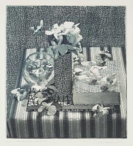 HEYWOOD John Carl 1941,Japan Flowers with Water #1/35,1982,Levis CA 2023-03-11