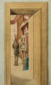 HEYWOOD Tom 1846-1919,A gentleman in an artist's studio,1868,Rosebery's GB 2024-02-27