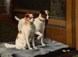 HEYWOOD Tom 1846-1919,Waiting for Master,1884,William Doyle US 2020-02-12