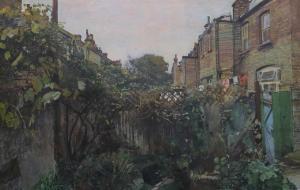 HEYWORTH Alfred 1926-1976,Chiswick Back Gardens,Halls GB 2020-10-25