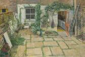 HEYWORTH Alfred 1926-1976,View of a courtyard,Rosebery's GB 2020-11-04