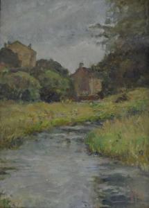 HEYWORTH Richard 1862-1942,Country riverbank scene,Clevedon Salerooms GB 2024-01-11
