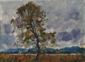 Hiasl Mathias 1894-1933,Chiemsee with a View of the Fraueninsel,Neumeister DE 2020-03-25