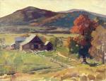 Hibbard Aldro Thompson 1886-1972,Autumn Near Arlington Vermont,Blackwood/March GB 2009-09-16