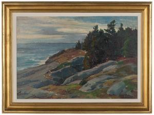 Hibbard Aldro Thompson 1886-1972,Coastal Landscape,Cottone US 2024-01-24