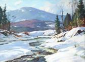 Hibbard Aldro Thompson 1886-1972,Snowy Brook,Shapiro Auctions US 2023-06-15