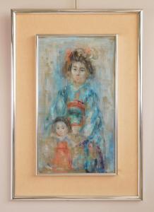 HIBEL Edna Plotkin 1917-2015,Mother and Child,Rachel Davis US 2023-10-21