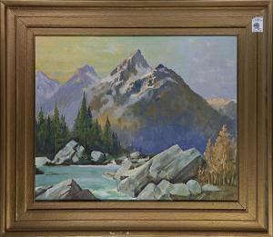 Hibner Harry Manuel 1894-1967,Grand Teton,Clars Auction Gallery US 2017-09-16