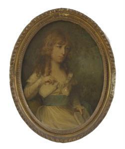 HICKEY Thomas 1741-1824,Portrait of a young lady, Charlotte Robinson, aged,Sworders GB 2023-04-04