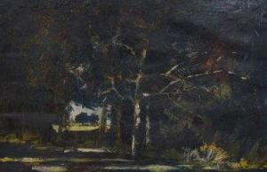 HICKMAN Douglas,woodland with silver birch,1956,Fieldings Auctioneers Limited GB 2011-11-26