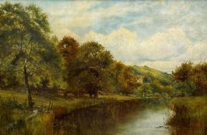 HICKMAN Nathaniel,River Landscape with Distant,19th century,Duggleby Stephenson (of York) 2022-08-05