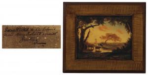 HICKS Edward 1780-1849,Landscape with a Stream,1846,Christie's GB 2019-01-17