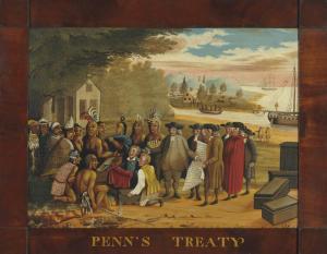HICKS Edward 1780-1849,Penn's Treaty,Christie's GB 2013-01-25