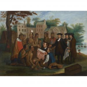 HICKS Edward 1780-1849,WILLIAM PENN'S TREATY WITH THE INDIANS,Christie's GB 2022-01-20