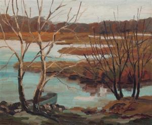 HICKS Morley 1877-1959,Landscape,1932,Hindman US 2016-11-04