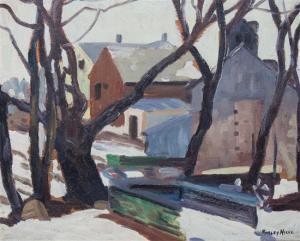 HICKS Morley 1877-1959,Winter Landscape,Hindman US 2016-11-04