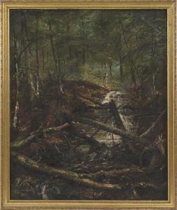 HICKS Thomas 1823-1890,Forest interior.,Eldred's US 2024-01-05