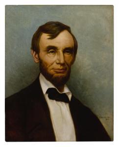 HICKS Thomas 1823-1890,Portrait of Abraham Lincoln,1862,Sotheby's GB 2021-01-21