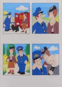 HICKSON KINAHAN JOHN,Storyboard studies for Postman Pat,Lacy Scott & Knight GB 2024-03-15