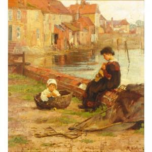 HICKSON Margaret 1800-1900,FIGURES BY THE RIVER,Sotheby's GB 2007-01-25