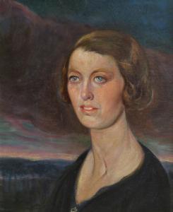 HIDALGO DE CAVIEDES Rafael 1864-1950,Portrait of a woman, head and shoulders,Rosebery's 2018-12-04