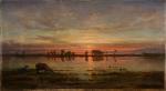 HIDALGO Y PADILLA Félix Resurrección 1857-1915,Philippine landscape at sunset,La Suite ES 2022-12-01