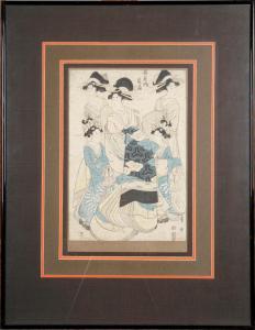 Hidemaro Kitagawa 1801-1818,Hanaôgi de l'Ogiya,Galerie Moderne BE 2017-12-12