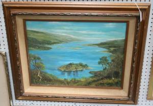 HIGGINS Nonie,View of a Lake,Tooveys Auction GB 2013-08-06