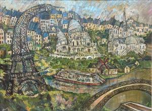 HIGGINSON DEREK JAMES 1930-2020,Montmartre, Paris,Lacy Scott & Knight GB 2023-06-16