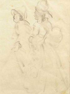 HIGGS Cecil 1898-1986,Two Figures,5th Avenue Auctioneers ZA 2017-10-15