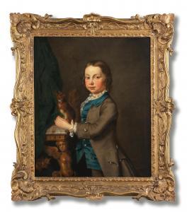 HIGHMORE Joseph 1692-1780,Portrait of young boy in a grey coat and blue wais,Bonhams GB 2023-04-04