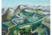 HIKMAT 1900,A mountainous landscape,1990,Tennant's GB 2015-06-27