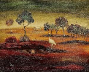 HILAN Raymond 1932-1993,The White Emu,Shapiro AU 2015-07-26