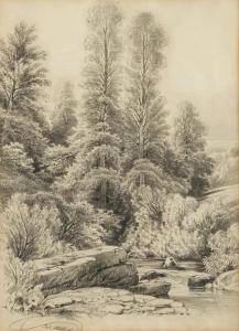 HILBERT Josef 1821-1897,A Landscape with a Creek,Palais Dorotheum AT 2009-09-19