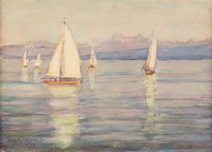 HILDEBRANDT Fritz,SAILING BOATS ON THE LAKE CONSTANCE,1933,Hargesheimer Kunstauktionen 2021-03-13