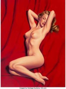 HILDEBRANDT GREG 1939,Marilyn Monroe- Red Velvet,Heritage US 2021-10-04