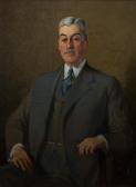 HILDEBRANDT Howard Logan 1872-1958,Portrait of Wilmot Adams,Hindman US 2017-01-19