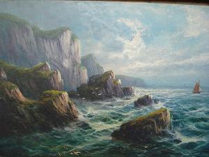 Hilder F,Pair of coastal views, 'High Tide on the Cornish C,Bonhams GB 2008-01-25