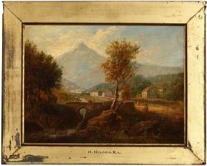 HILDER Richard H 1813-1852,European landscape,1813,John Moran Auctioneers US 2009-03-17
