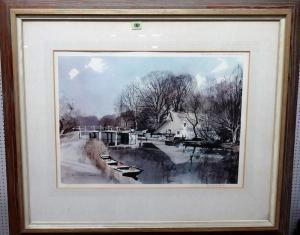 HILDER Rowland 1905-1993,Winter river scene,Bellmans Fine Art Auctioneers GB 2019-03-30
