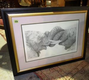 HILDICK Peter,Tying the Knot, elephants,Bellmans Fine Art Auctioneers GB 2017-06-10