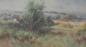 HILES Bartram, Fred. John 1872-1927,Rural landscape,Clevedon Salerooms GB 2023-01-05