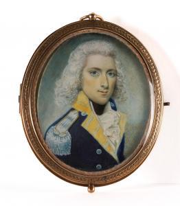 HILL Diana, née Dietz 1760-1844,Portrait miniature of a military offi,Bellmans Fine Art Auctioneers 2023-10-10