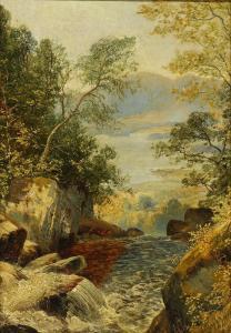 HILL Edward Rufus,Stream with View of the Bay Foothhills,1871,Clars Auction Gallery 2019-03-17