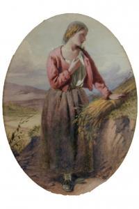 HILL James John 1811-1882,Female figure with wheat sheafi,Capes Dunn GB 2024-04-03