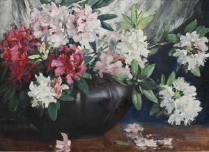 HILL Nina 1877-1970,Still life with rhododendrons,Woolley & Wallis GB 2023-12-13