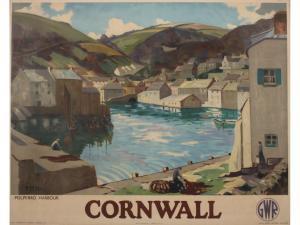 HILL Philip Maurice 1892-1952,Cornwall Polperro Harbour,Onslows GB 2021-05-28