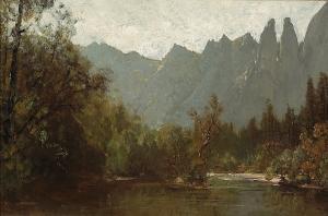 HILL Thomas 1829-1908,Cathedral Spires from along the Merced River, Yose,Bonhams GB 2007-05-01